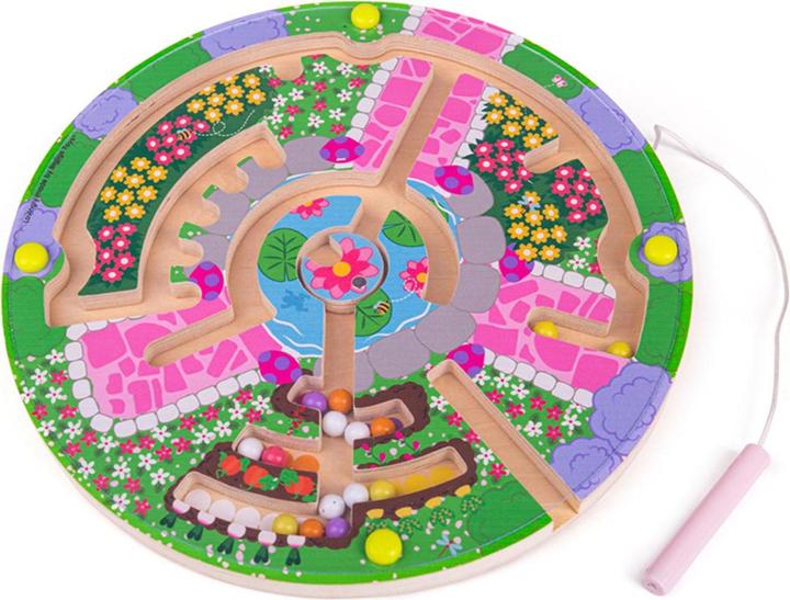 Bigjigs Magnetic Maze Game - Blumengarten (1000 Teile)