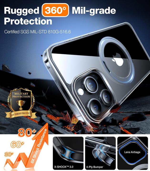 Produktbild Torras UPRO Ostand Pro iPhone 15 Pro (Apple iPhone 15 Pro)