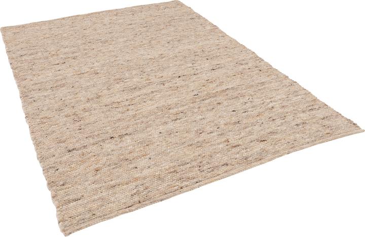Actual product image Pergamon Natur Teppich Wolle Alaska Meliert (60 x 90 cm)