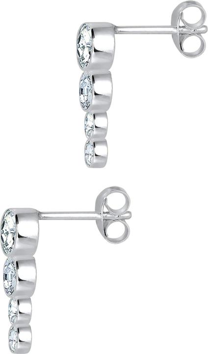 Immagine prodotto Elli Orecchini Basic Geo Trend Cristalli Argento 925 (Argento 925, Cristallo di vetro)
