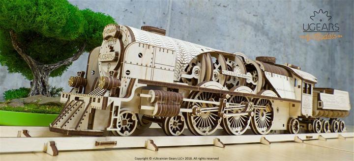 Produktbild Ugears Lokomotive V-Express mit Wagon