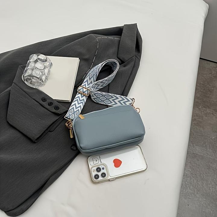 Immagine prodotto Only-Bags.Store Mini cross-body bag, borsa quadrata con ampia tracolla, alla moda
