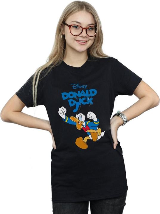Immagine prodotto Disney Donald Duck Furious Donald Maglietta Ampia Donna (L)