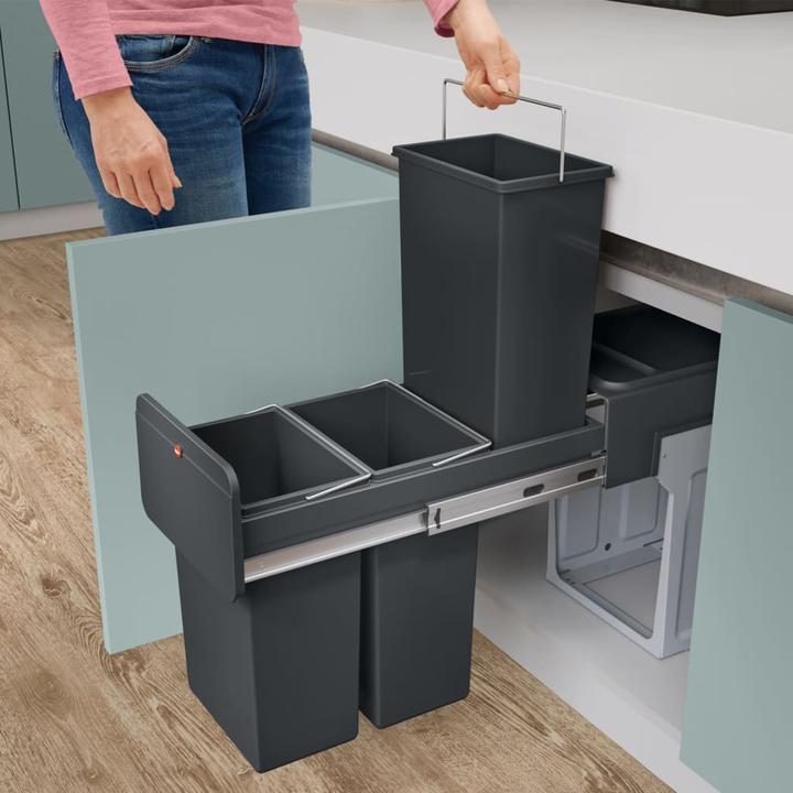 Actual product image Hailo EcoLine Design Trio L built-in system (3x 10l) (30 l)
