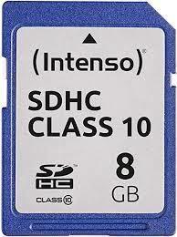 Produktbild Intenso MEMORY SDHC 8GB C10/3411460 (8 GB, SDHC)
