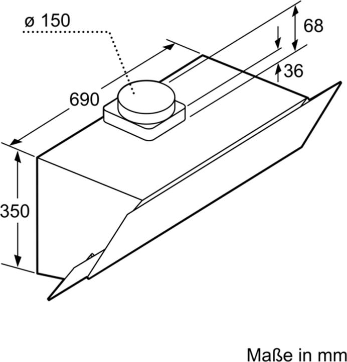 Image du produit Bosch Hausgeräte DWK095G60 (Hotte murale)