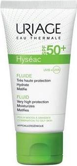 Actual product image Uriage Hyseac Fluid Spf 50 (Sun cream face, SPF 50, 50 ml)