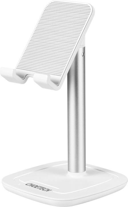Produktbild Choetech H035 Aluminiumständer für ein Telefon oder Tablet mit Anpassung – Weiss und Silber