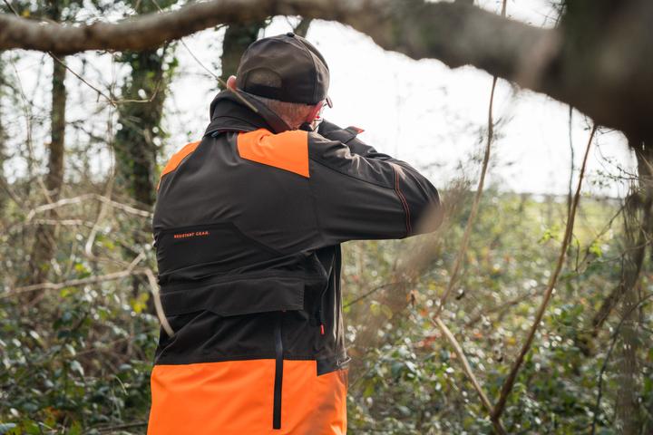 Immagine prodotto Solognac Jagdjacke Regenjacke Renfort 900 orange/braun (M)