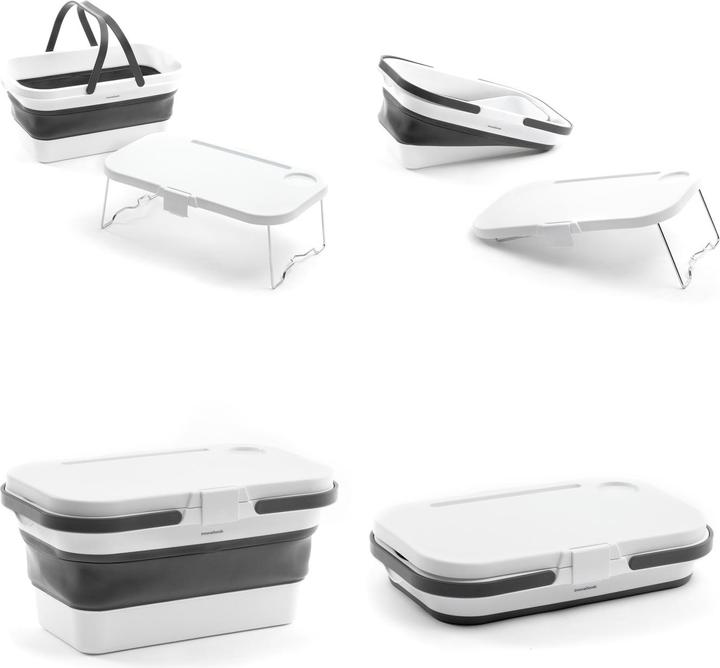 Produktbild InnovaGoods Faltbarer Picknickkorb mit Tisch-Deckel Pickning