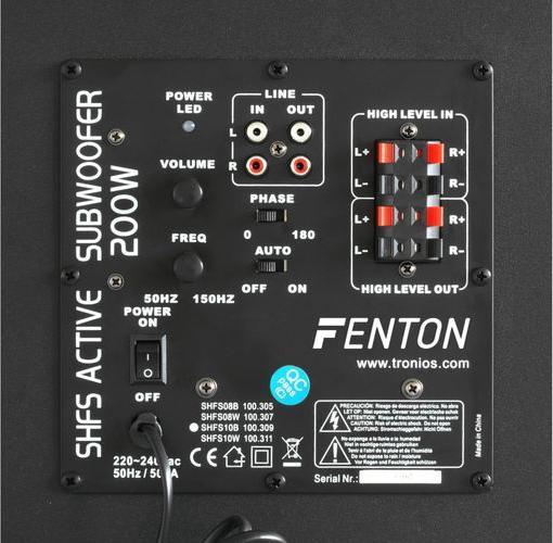 Image du produit Fenton SHFS08B (1 pièce, 200 W)