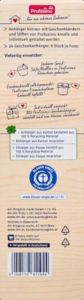 Nährwerte und Zutaten dm Profissimo Geschenkanhänger (Geschenkverzierung, 24 x)