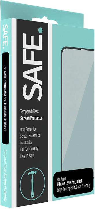 Actual product image Safe. Screen protector Case Friendly (1 Piece, Apple iPhone 12, Apple iPhone 12 Pro)