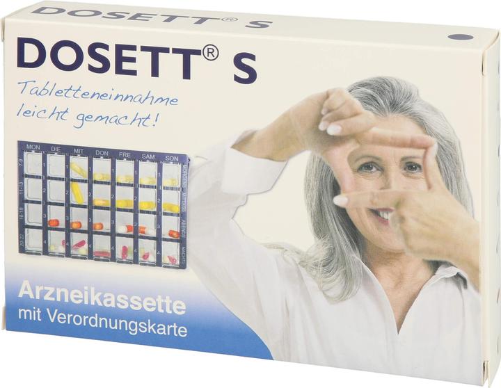 Produktbild Dosett S Arzneikassette mit Verordnungskarte blau, 1 St. Dosette