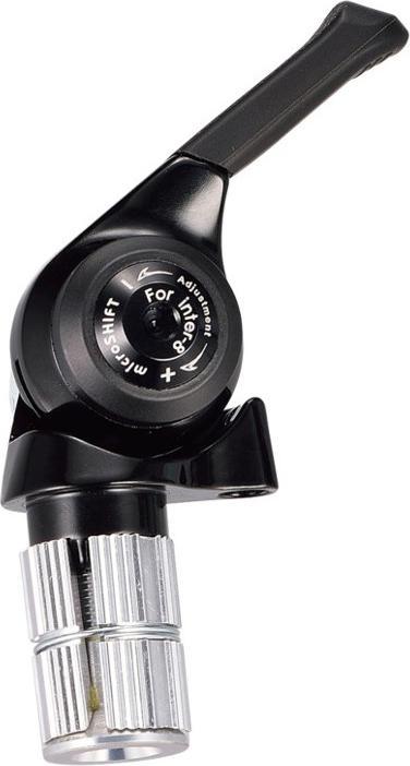 Produktbild Micro Shift Microshift Inter 8 Manet, Law, 8. -reguliert, zu Shimano, Bar End Shifter, Indexierung (neu).