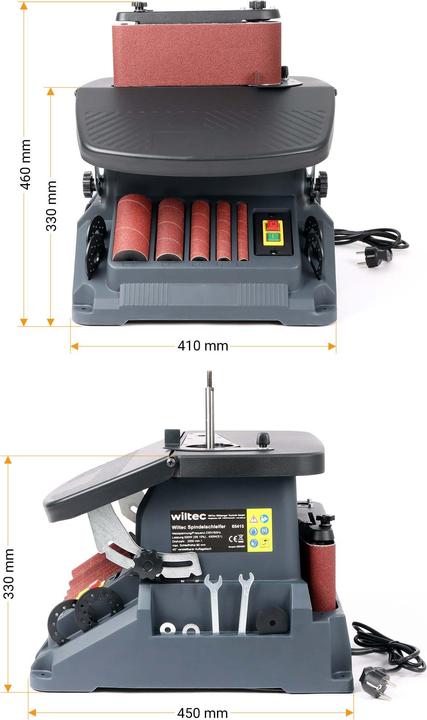 Produktbild Wiltec Oszillierender Spindelschleifer (Oszillationsschleifer, 500 W)