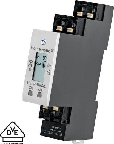 Actual product image Homematic IP Switch actuator for top hat rail mounting (Switch actuator)