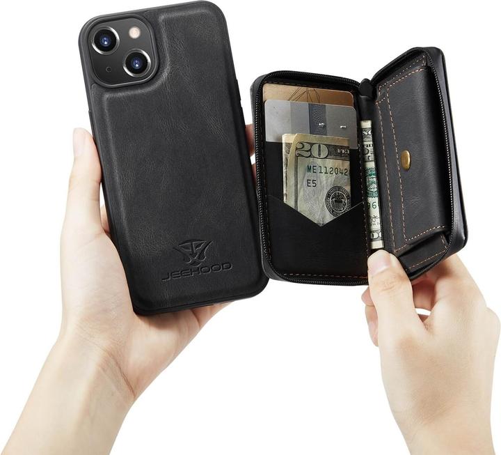 Produktbild Cover-Discount iPhone 14 - Hülle mit Kreditkarten Etui schwarz (Apple iPhone 14)