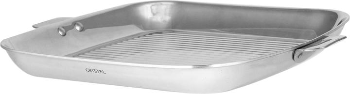 Cristel Grillpfanne Casteline 30 x 30 cm, Silber (30 cm, Grillpfanne, Aluminium)