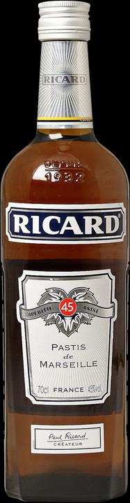 Produktbild Ricard Pastis de Marseille (18 Jahre, 45 %, Frankreich, 1 x 70 cl, Bitter)