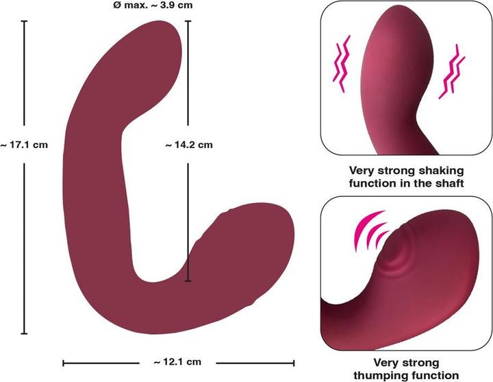 Actual product image Javida Thumping & Shaking Rabbit Vibrator