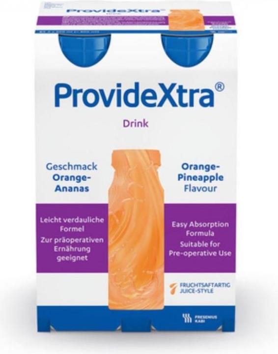 Actual product image Provide Xtra Drink Orange Pineapple (4x200ml) (4 Piece, Liquid, 1002 g)