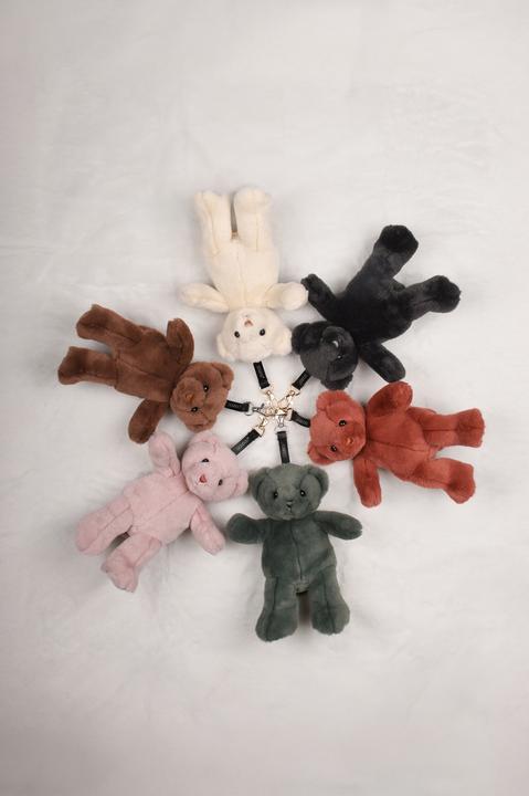 Actual product image Doudou et Compagnie Schlüsselanhänger Bär schwarz 20cm