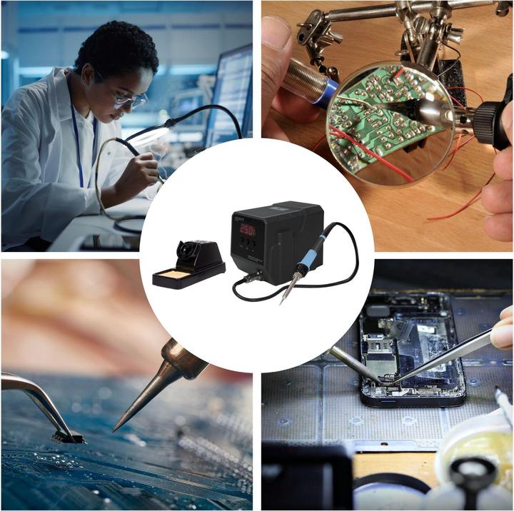 Actual product image Velleman Temperature Controlled Soldering Station