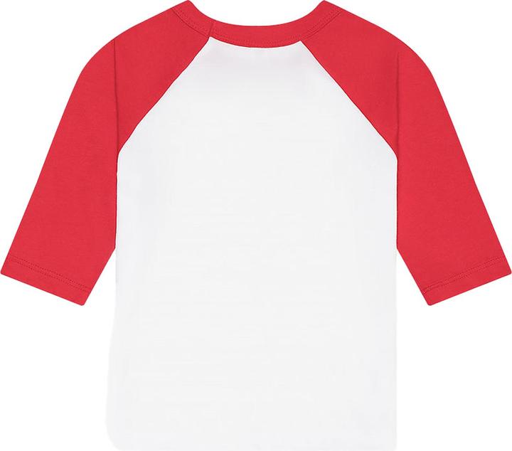 Actual product image Bella Canvas Toddlers 34 Sleeves Baseball Tshirt (110)