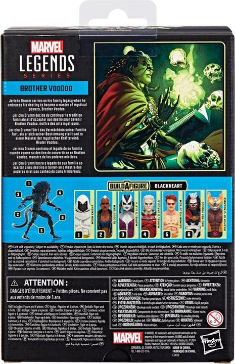 Image du produit Hasbro Strange Tales Marvel Legends Figurine Brother Voodoo (BAF : Blackheart) 15 cm