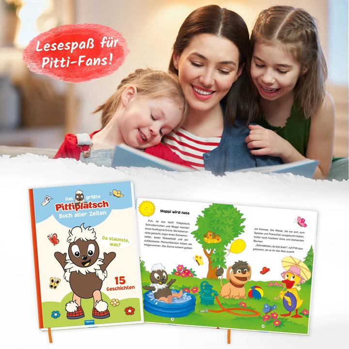 Produktbild Unser Sandmännchen Kinderbuch Das grösste Pittiplatsch Buch aller Zeiten (Deutsch, Trötsch Verlag, 2022)