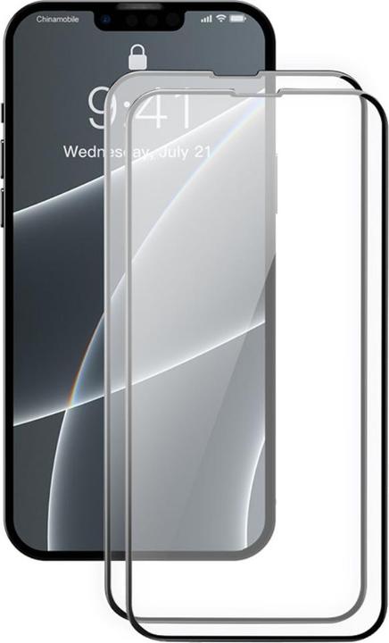 Actual product image Baseus Bulletproof glass front (2 Piece, Apple iPhone 14, Apple iPhone 13, Apple iPhone 13 Pro)