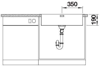 Produktbild Blanco Claron 700-IF/A (Aufsatzspülbecken, 76 cm, 51 cm)