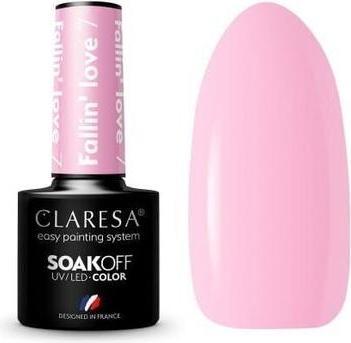 Immagine prodotto Claresa 7 Smalto UV Fallin Love 5ml (Rosa, Vernice UV gel)