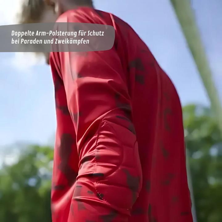 Actual product image Catch & Keep Trikot Red Camou Protection Torwarttrikot Gr. 140 Fussball Shirt (140)