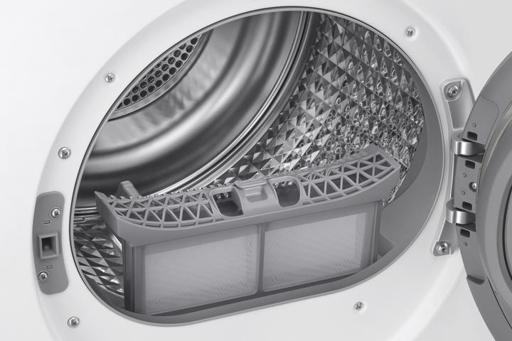Produktbild Samsung DV90BB7445GWS2 weiss / weisse Blende / schwarze Glastür (9 kg)