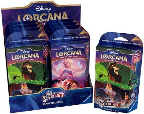 Actual product image GED Lorcana Box Starter Decks: Cieli Scintillanti ITA (Box Set & Collection)