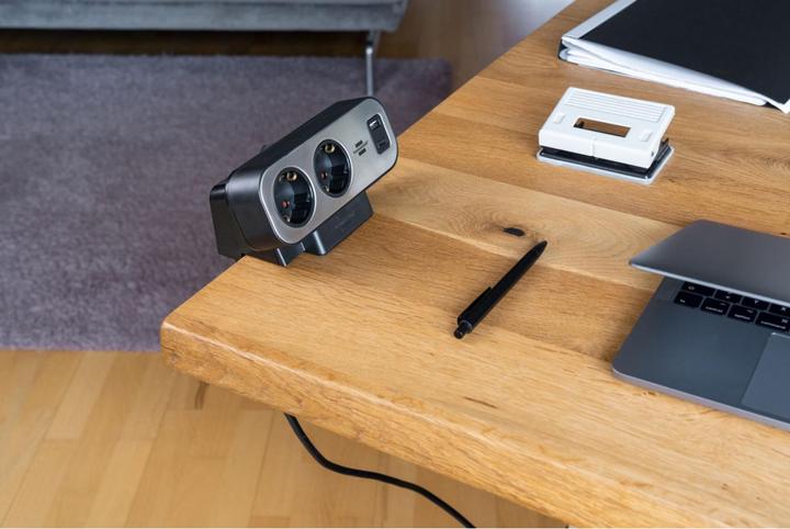 Produktbild Brennenstuhl Estilo Duplex (10 x, CEE 7/3, USB-A, USB-C, 2 m)