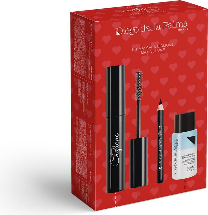 Immagine prodotto Diego dalla Palma Kit Mascara Ciglione ‎Struccante Bifasico WP 30ml + Mini Matita Nera 01 9cm (1)