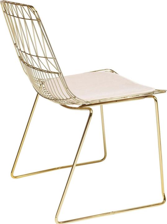 Produktbild Designlife Stuhl Solo Creme Gold