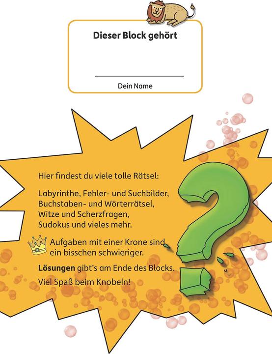 Produktbild Rätselblock Band 1