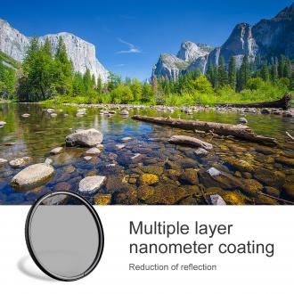 Actual product image K&F Concept Nano-C HMC CPL Zirkularpolarisationsfilter – 77 mm (77 mm, Polarizing filter)