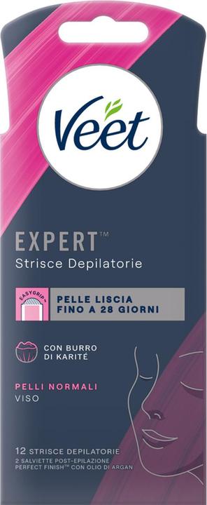 Produktbild Veet Expert Depilatory Strips for Normal Skin 12 Strips (12 x)
