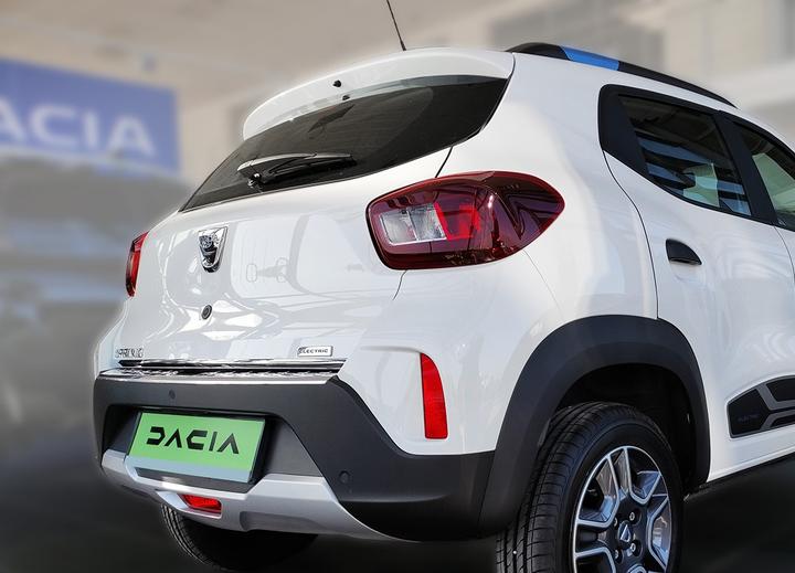 Produktbild Avisa Edelstahl Ladekantenschutz für Dacia Spring Elektro ab 2021 bis heute (Heck)