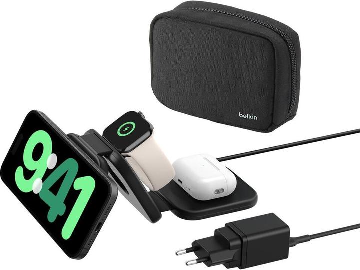 Immagine prodotto Belkin Boost Charge Pro Qi2 3in1 (15 W)