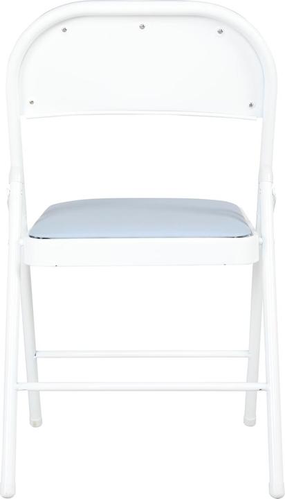 Produktbild HTI-Living Klappstuhl Kunstleder Gestell Weiss 6er-Set
