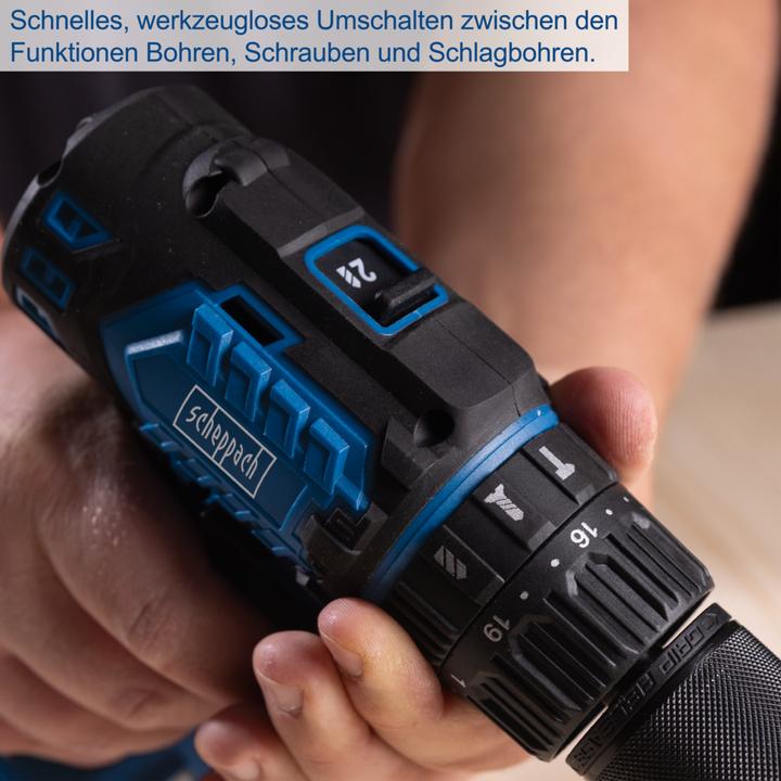 Produktbild Scheppach Akku-Schlagbohrschrauber BC-CD60-X (DIY) (Akkubetrieb)