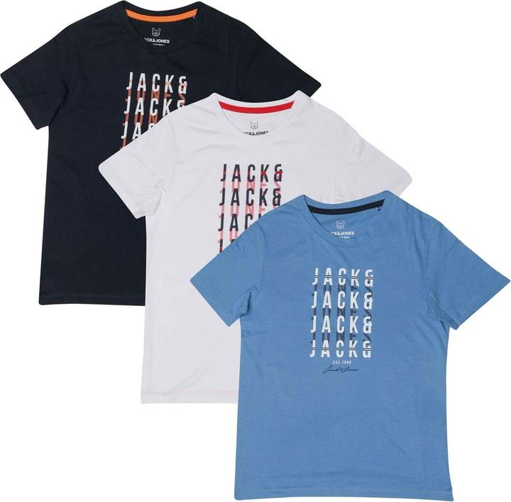 Immagine prodotto Jack & Jones Delvin Maglietta Bambini Misura Confezione 3 (128)