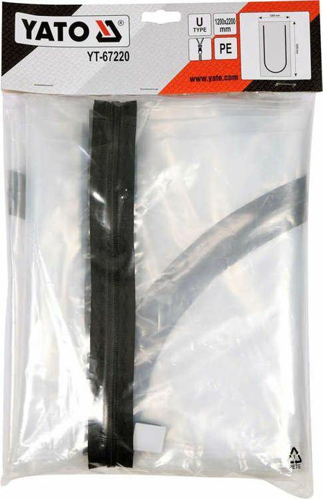 Produktbild Toya Staubschutztür Staubvorhang Schmutzschleuse Schmutzschutztür U Typ 217 x 117 cm (24 mm)