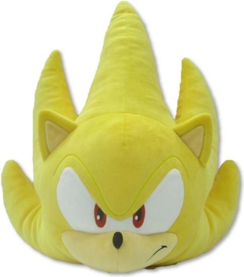 Actual product image Tomy Sonic - The Hedgehog Mocchi-Mocchi Mega plush figure Super Sonic 25 cm (36 cm)